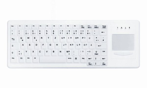 Funk-Hygienetastatur mit Touchpad AK-C4400F-GFUS-W/GE